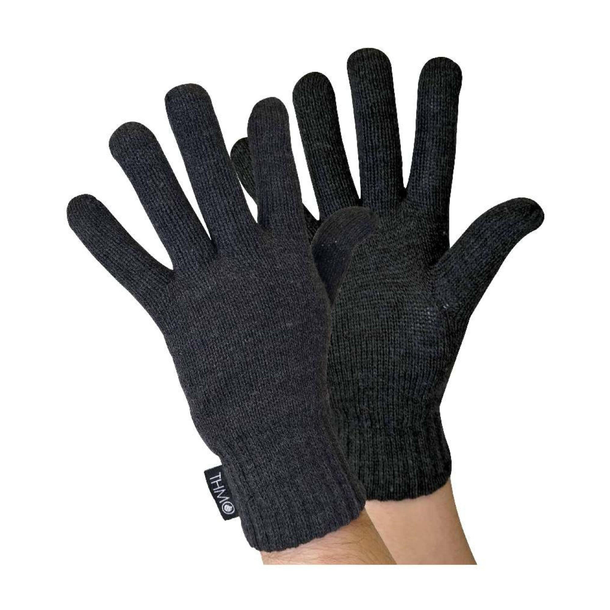 THMO Mens Knitted Thermal 40g 3M Thinsulate Insulation Winter Gloves