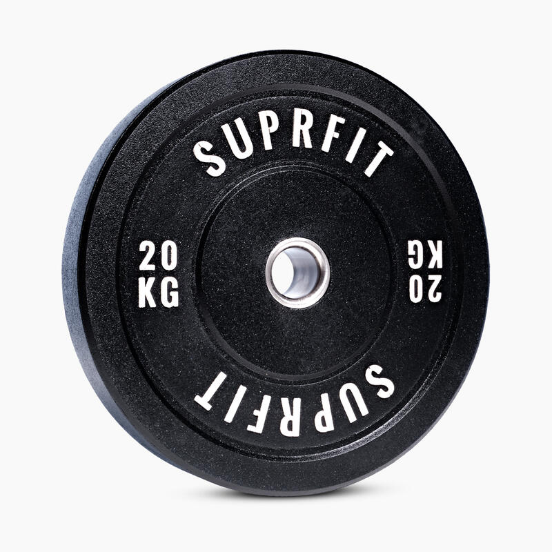 Suprfit HI-TEMP White Logo Bumper Plates (Individuel) - 20 kg