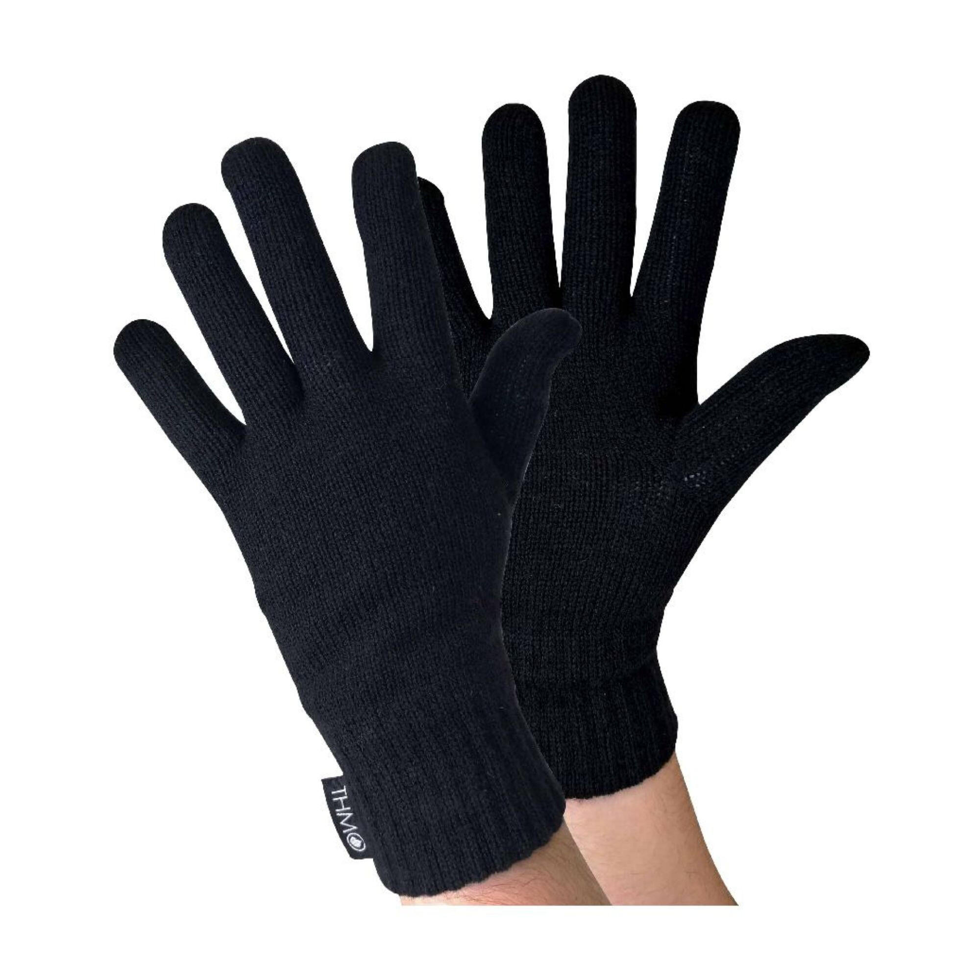 Mens Knitted Thermal 40g 3M Thinsulate Insulation Winter Gloves 1/7