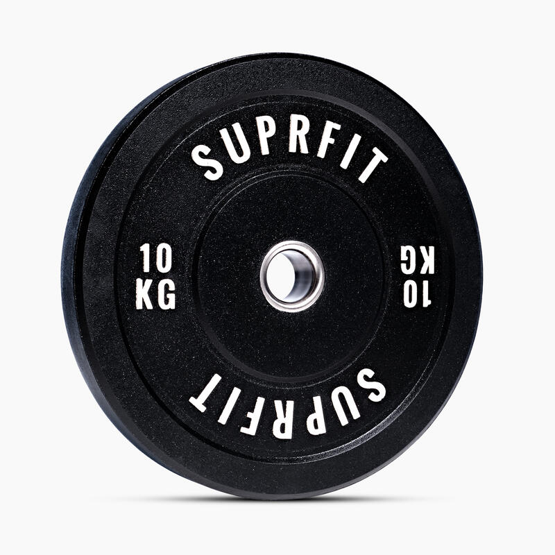 Suprfit HI-TEMP White Logo Bumper Plates (Einzeln) - 10 kg