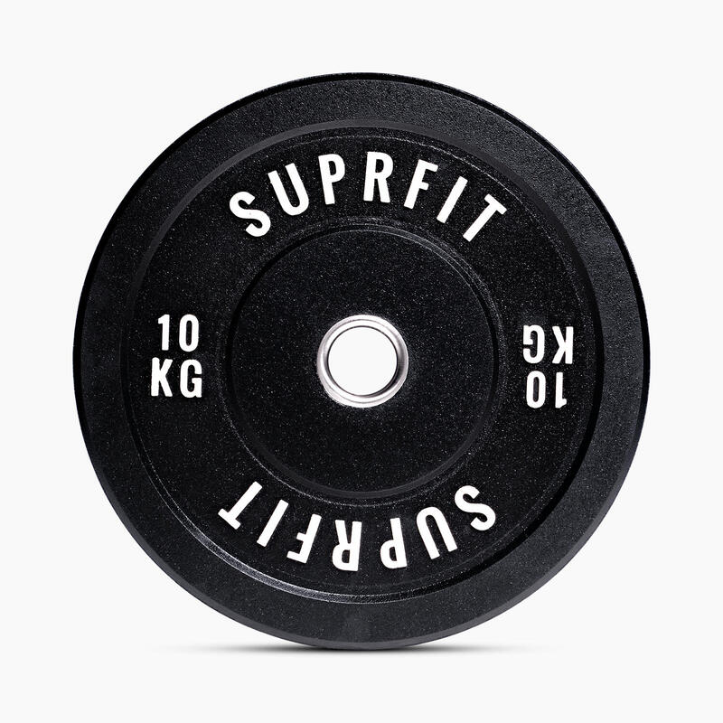 Suprfit HI-TEMP White Logo Bumper Plates (Einzeln) - 10 kg