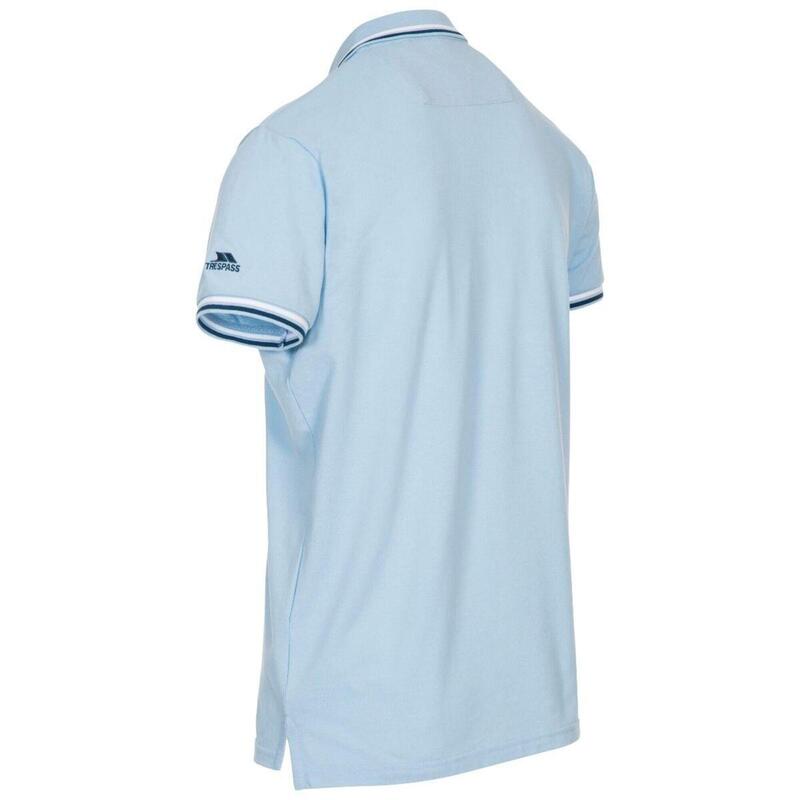 Polo manches courtes POLOBROOK Homme (Bleu ciel)