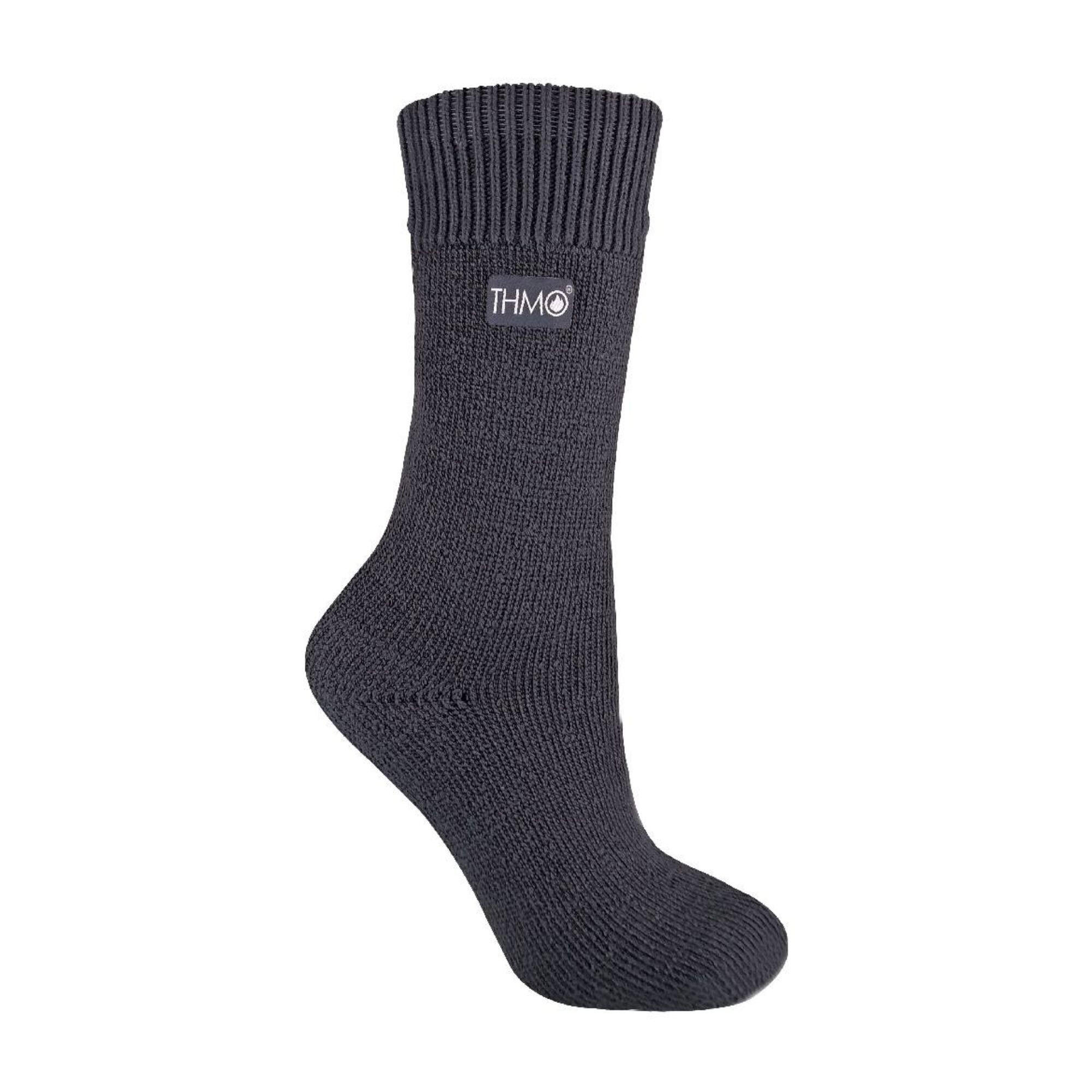 Ladies thick 2024 black socks