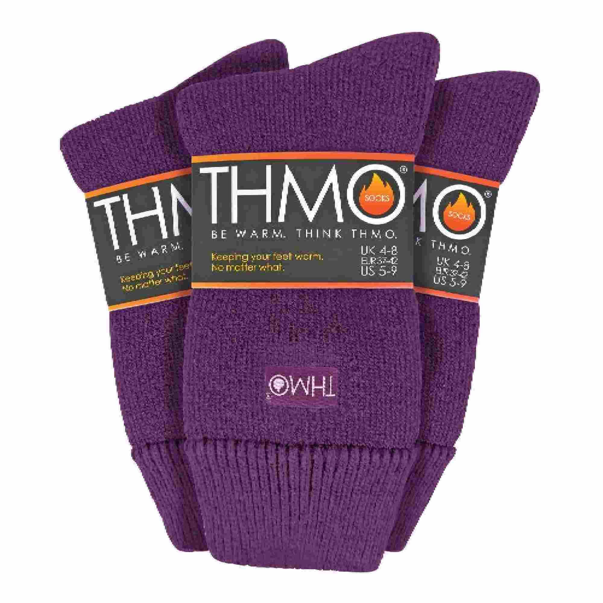 3 Pack Multipack Ladies Thick Winter Warm Socks with Comfort Top 1/7