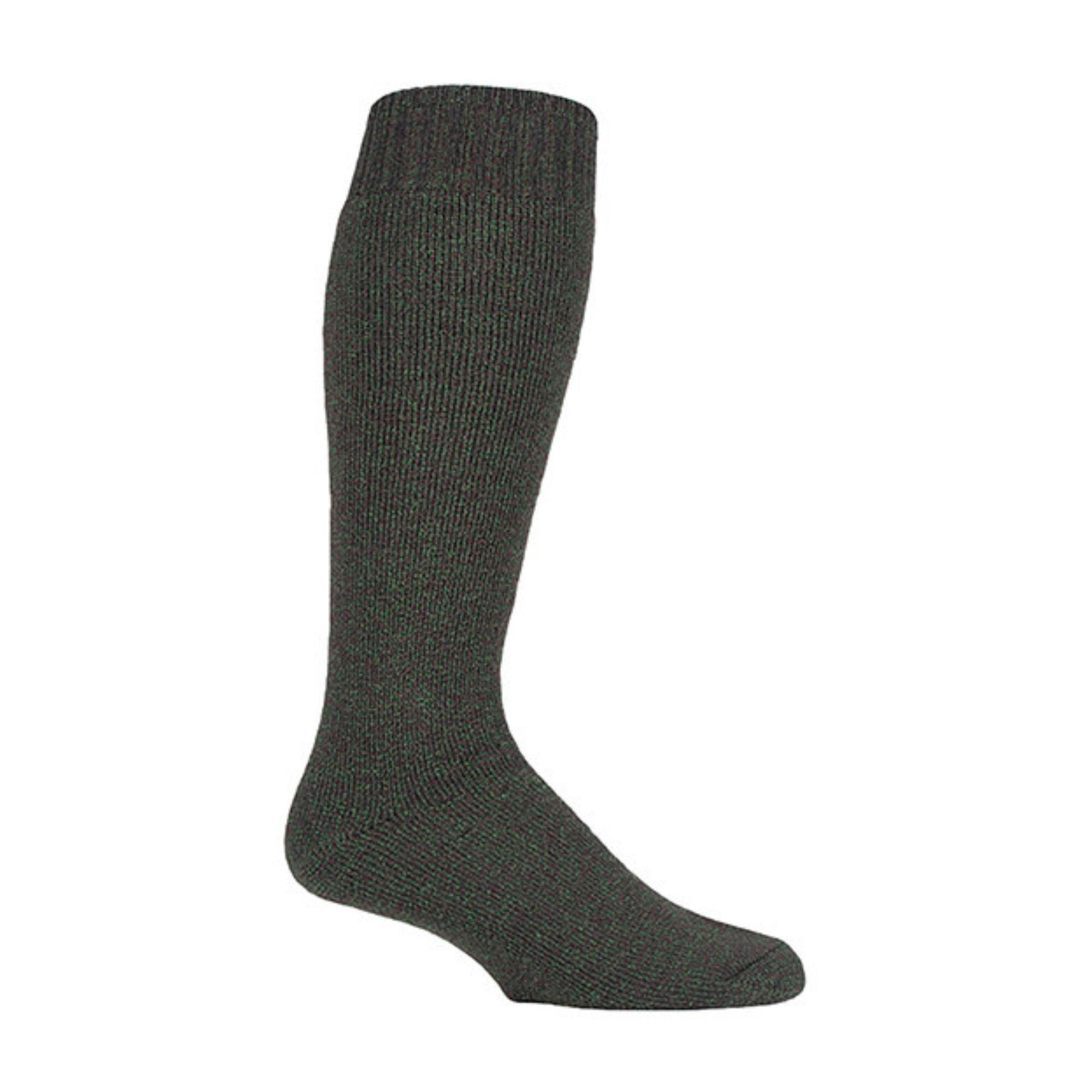 Mens Green Long Wellington Boot Socks 1/3