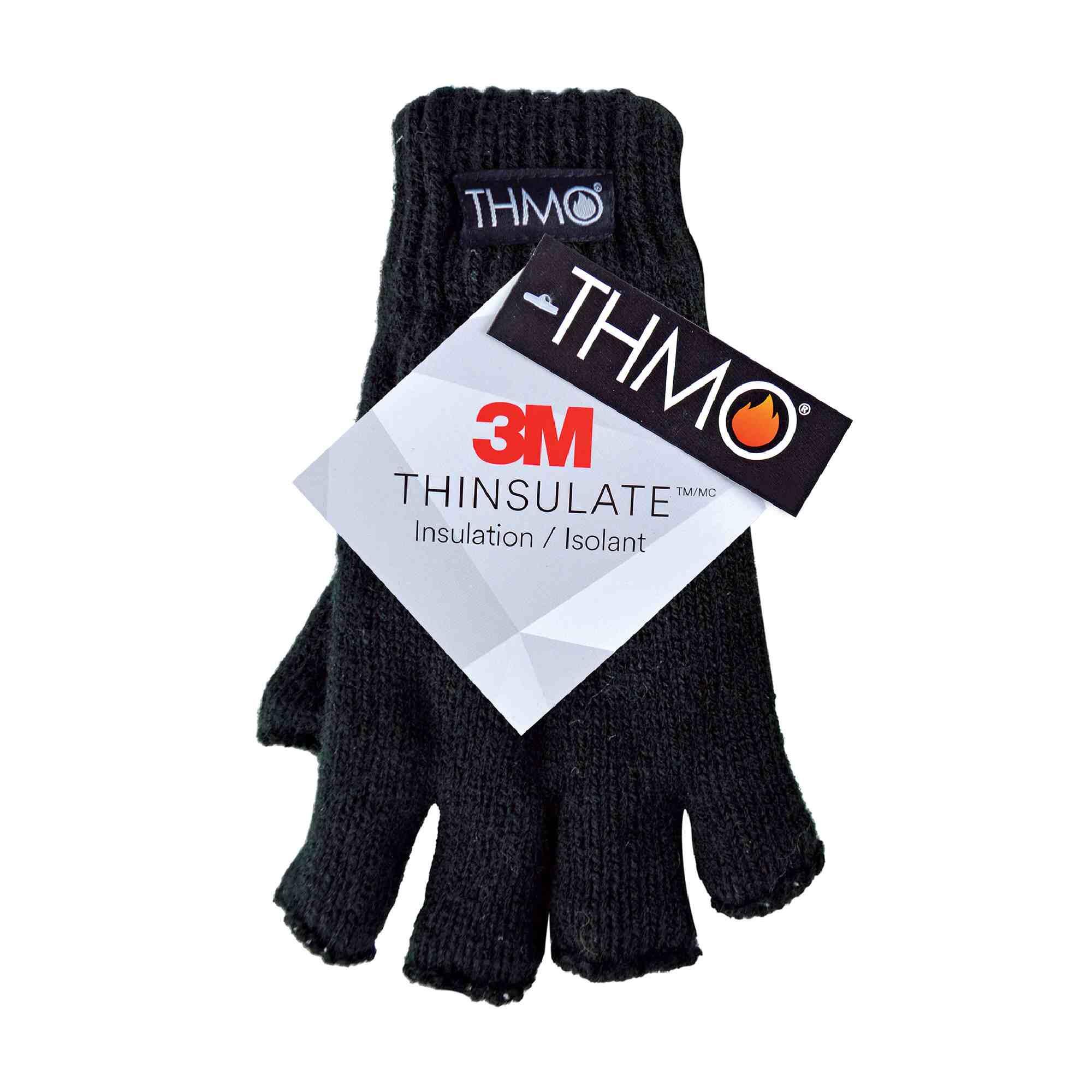 Kids Winter Fingerless Gloves | Thermal Warm Fleece Lined Thinsulate Gloves 2/3