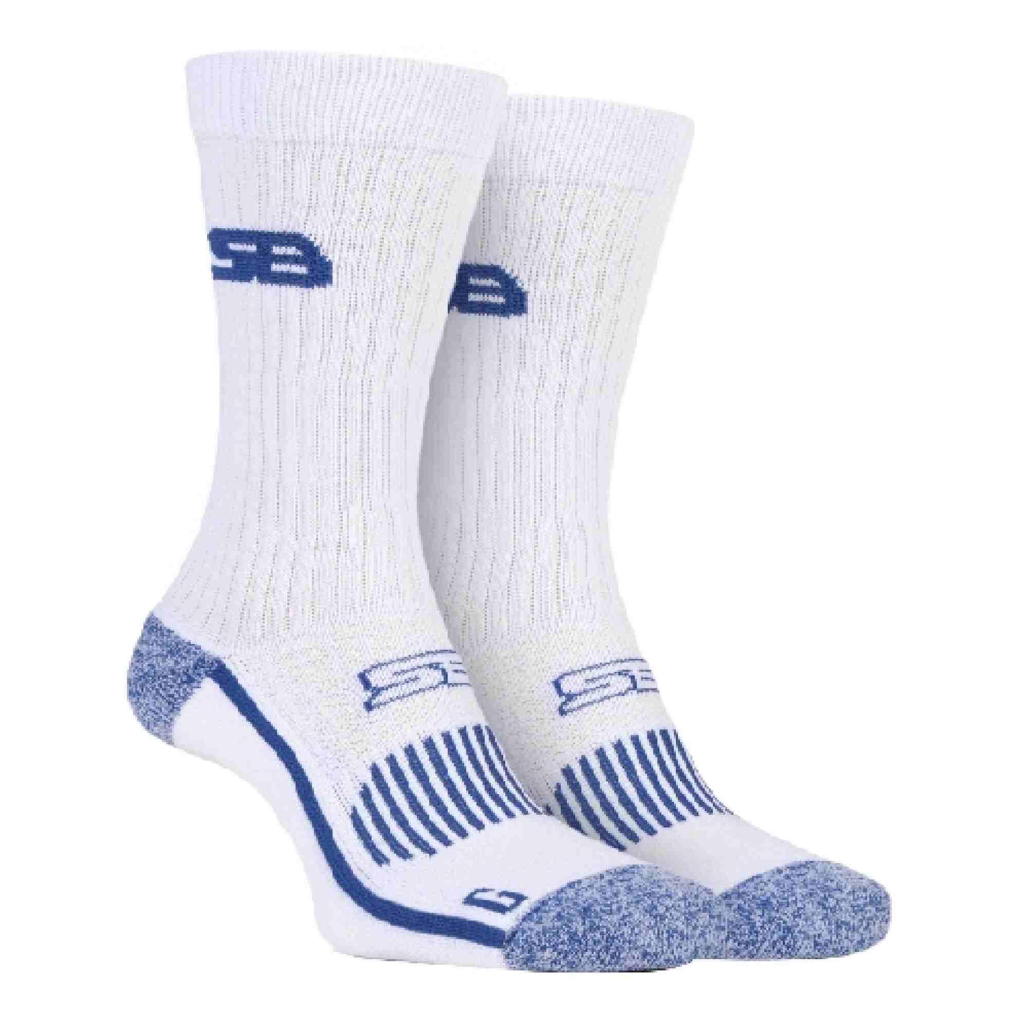 Mens Cotton Sport Socks with Terry Cushioned Reinforced Foot 1/3