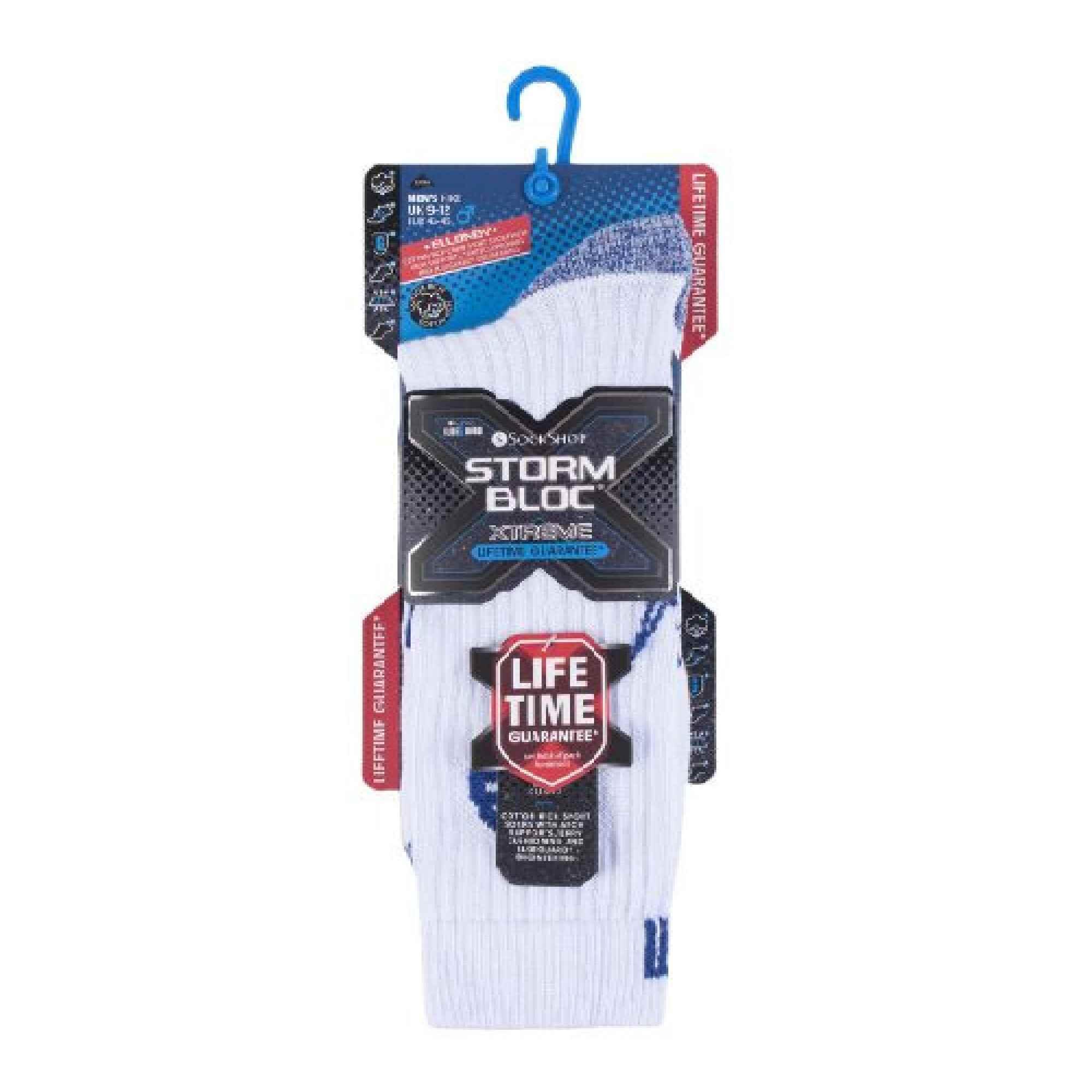 Mens Cotton Sport Socks with Terry Cushioned Reinforced Foot 2/3
