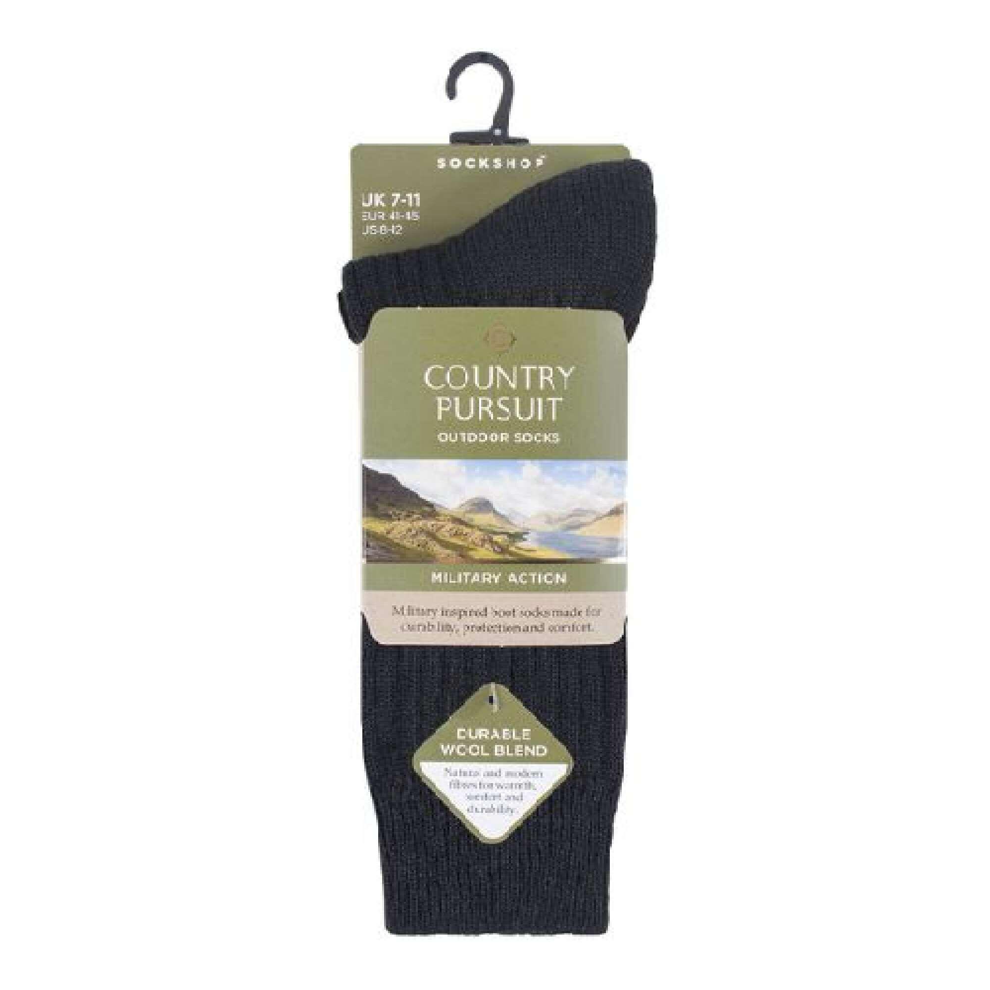 Country Pursuit - 1 Paire Homme Epaisse Chaussettes en Laine pour Bottes 2/4