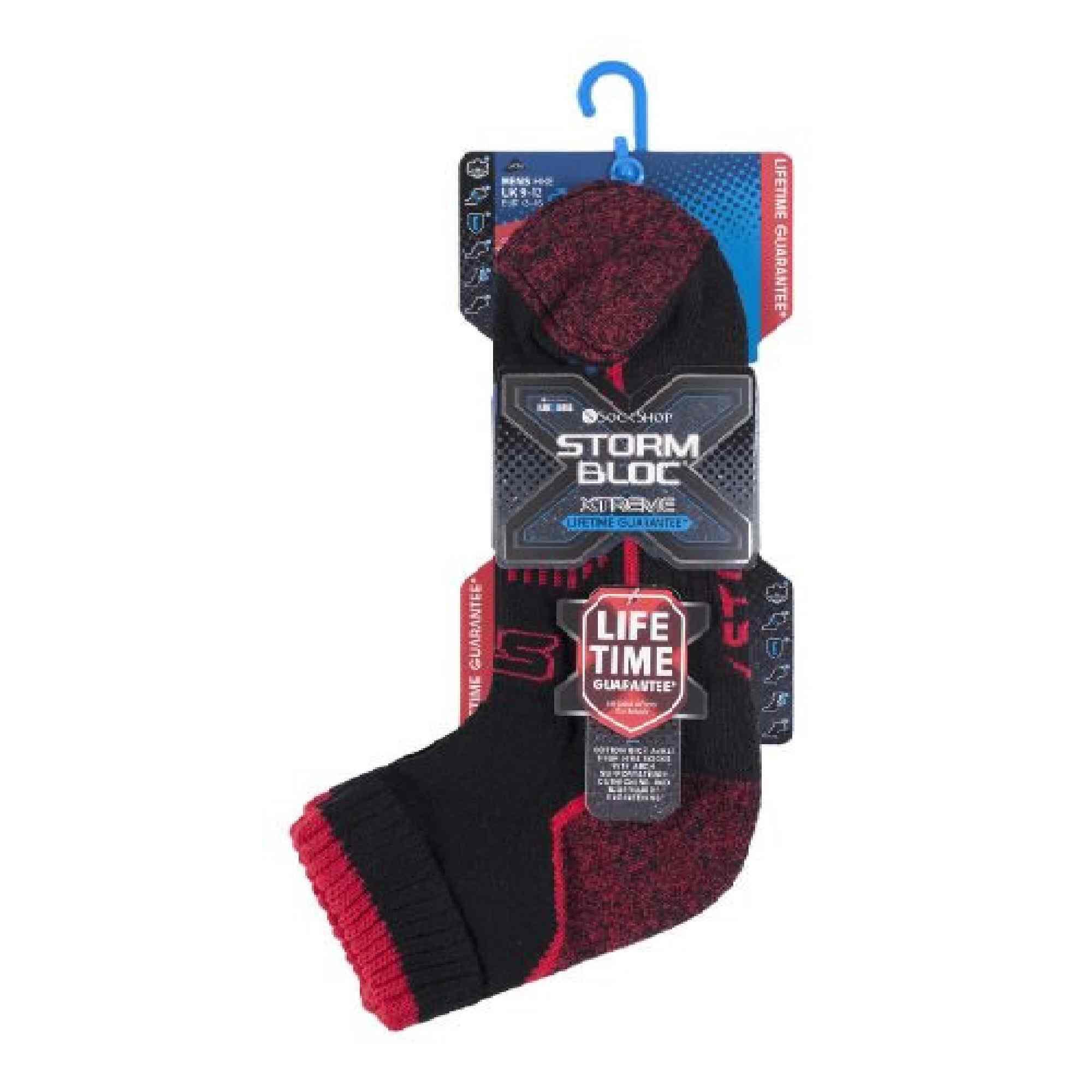 Storm Bloc - 1er Pack Herren Kurze Wandersocken mit Verstärkte Ferse für Sommer 2/6