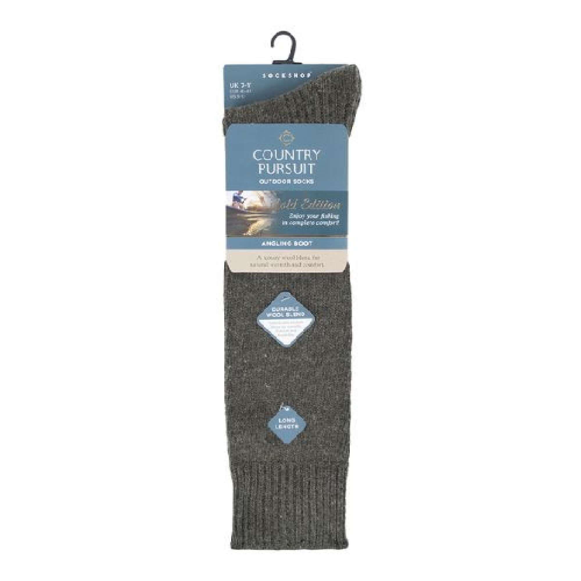 Country Pursuit - Homme Chaudes Haute Chaussettes en Laine pour Pêche à la Ligne 2/5