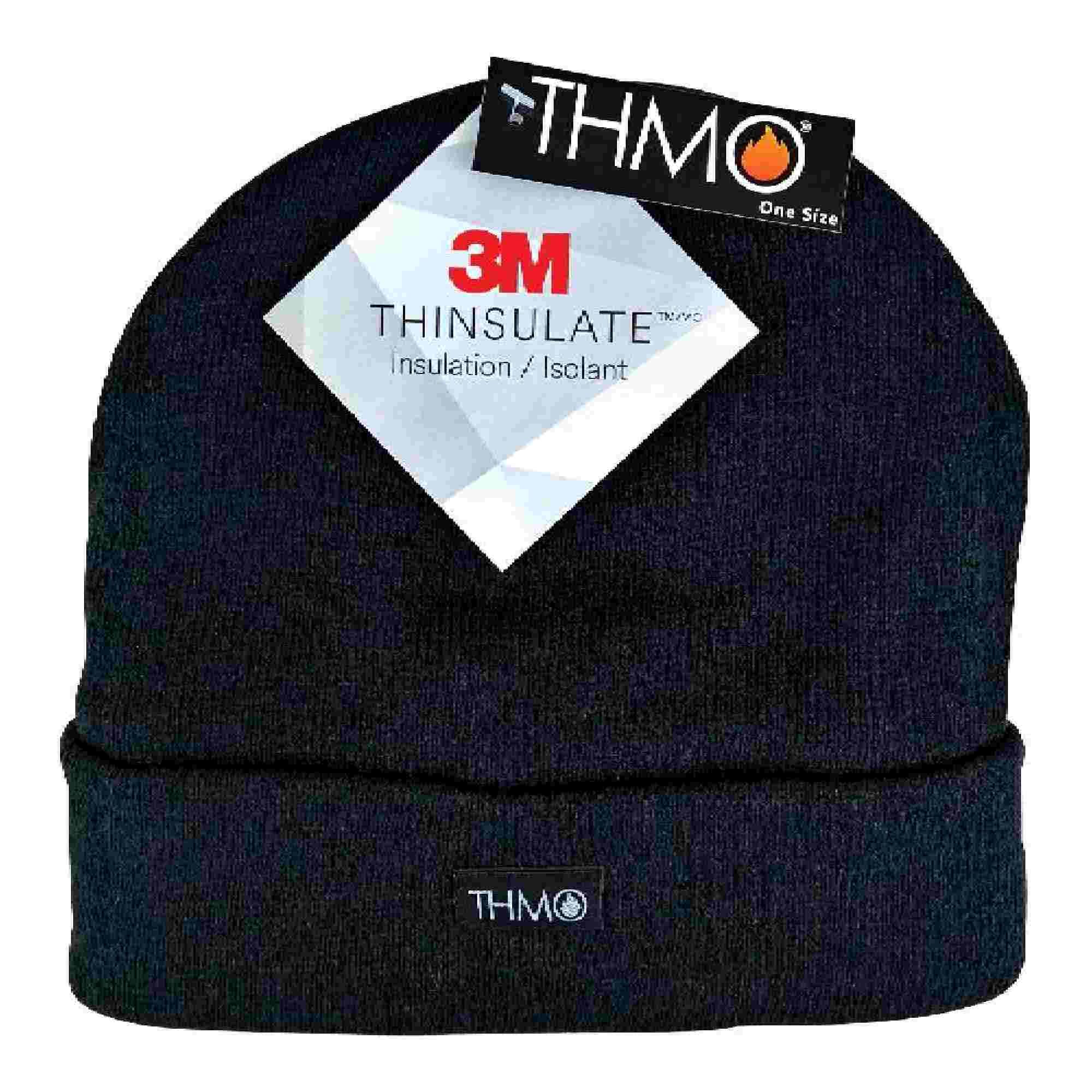 Mens Outdoor Thermal Knitted 40g 3M Thinsulate Lined Beanie Hat 2/6