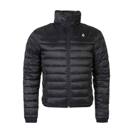 Manteau doudoune Heat Holders homme noir, thermique et déperlant