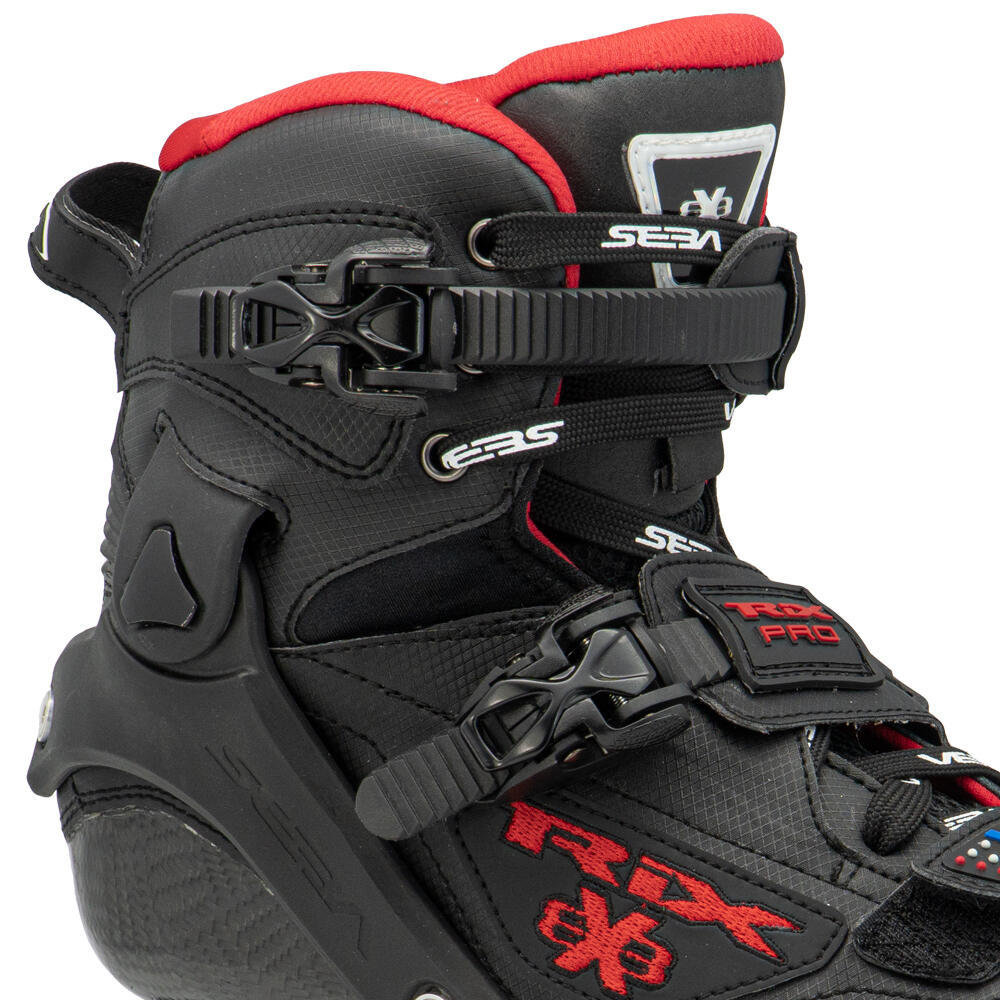 SEBA TRIX PRO - INLINE FREESTYLE, FITNESS, GRAND TOURISM & CITY SKATES - BLACK 2/6