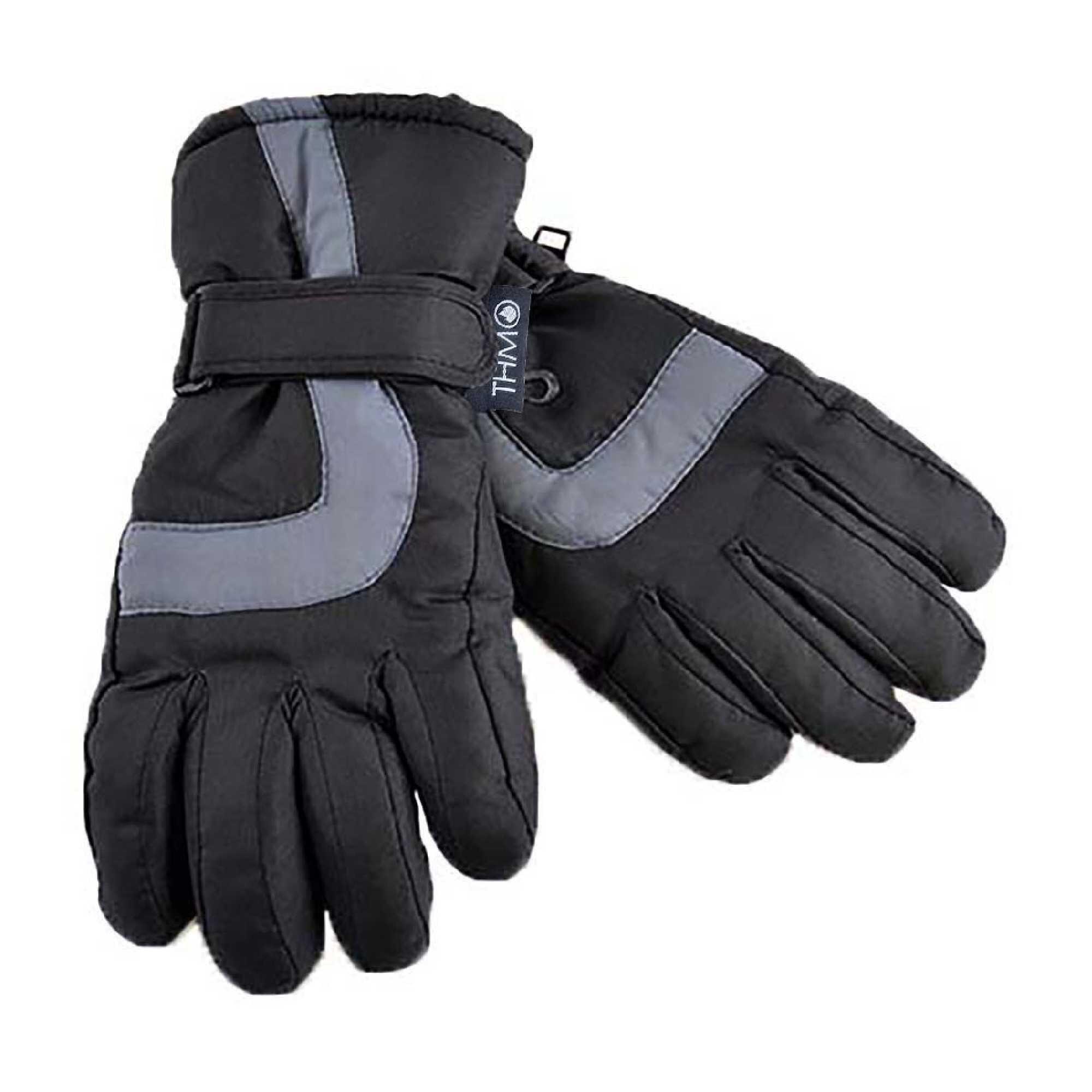 THMO Kids Thinsulate Ski Gloves | Waterproof Fleece Lined Thermal Winter Ski Gloves