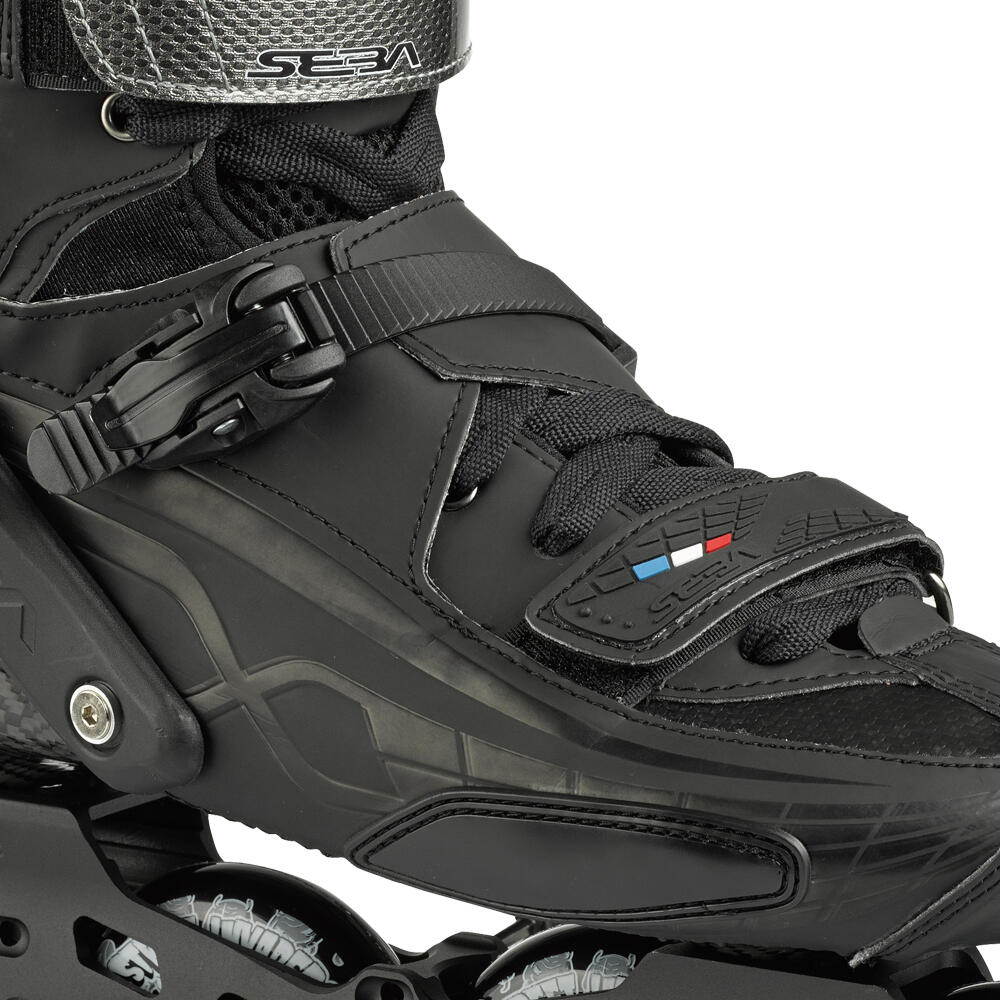 SEBA TRIX 80 - INLINE FREESTYLE, FITNESS, GRAND TOURISM & CITY SKATES -  BLACK SEBA | Decathlon