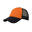 Lot de 2 casquettes RAPPER Adulte (Orange / noir)