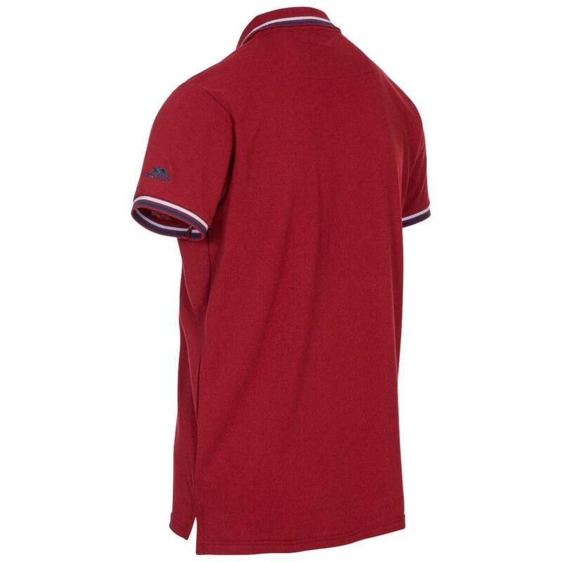 PoloBrook Poloshirt für Herren Weinrot