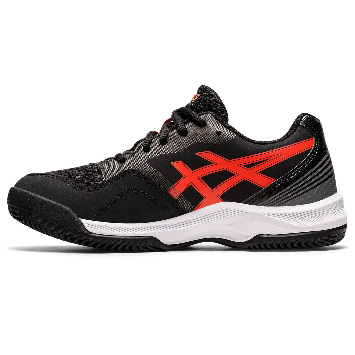 Scarpe Per Bambini Asics Gel-padel Pro 5 Grade School 1044a048 001 Nere E Rosse 3/7