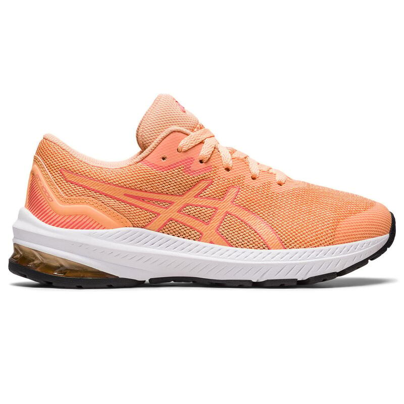 Sapatilhas de corrida para crianças - ASICS GT-1000 11 GS - Summer Dune/Papaya