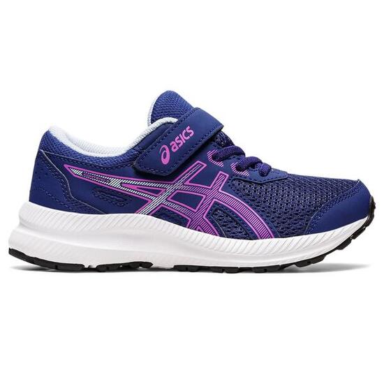 Multisportschuhe Kinder - ASICS Gel-Contend 8 PS - Dive Blue/Orchid