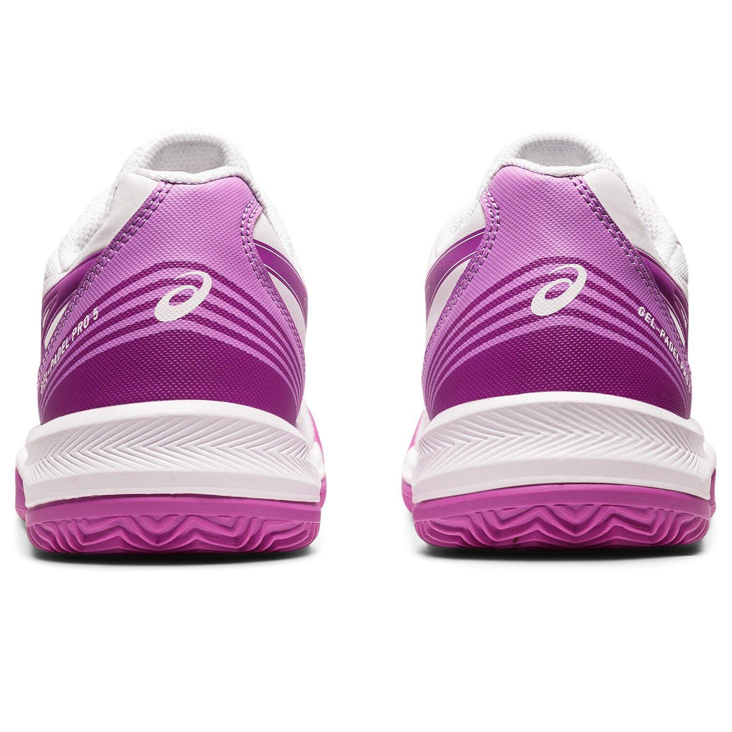 Tenis Y Padel Mujer - ASICS Gel-Padel Pro 5 W - White/Orchid 5/7