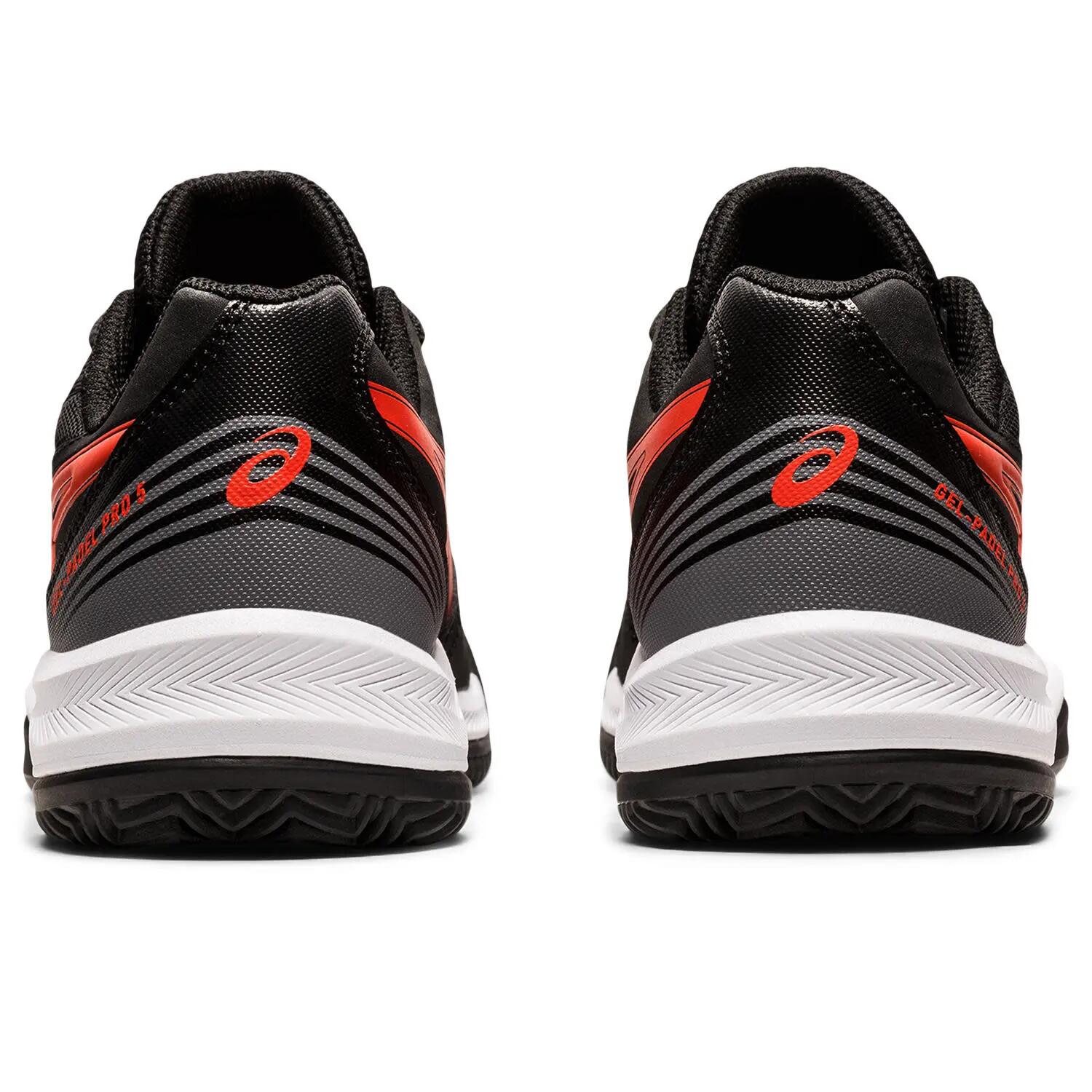 Zapatillas Tenis Niños- ASICS Gel-Padel Pro 5 GS - Black/Tomato 7/7