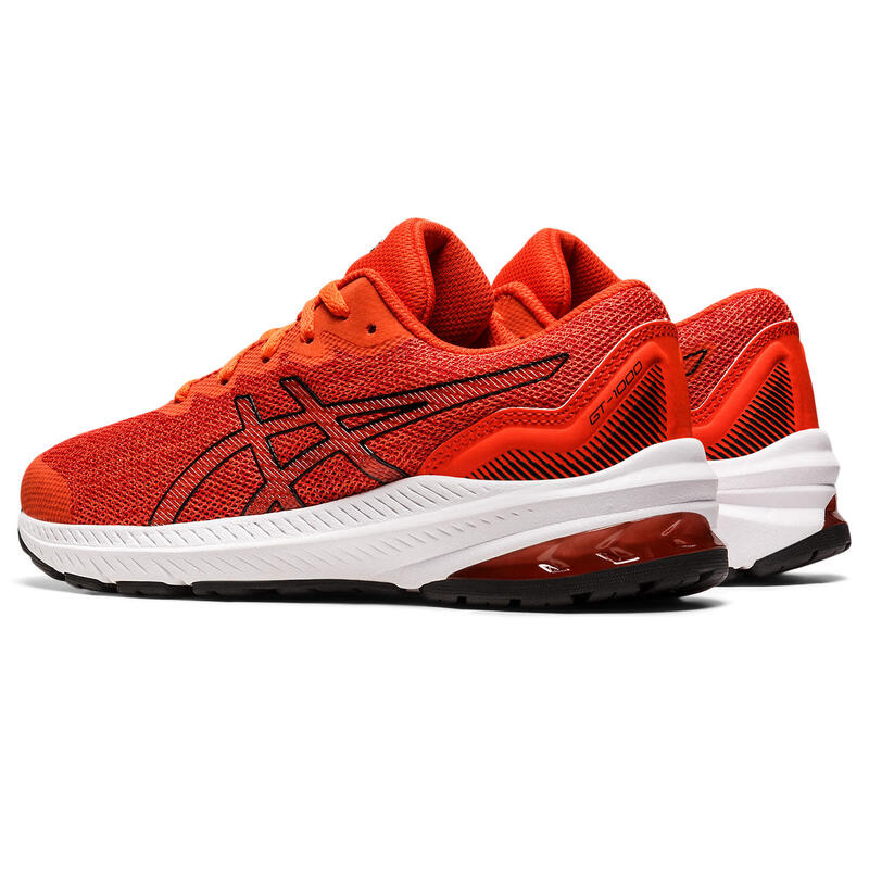 Sapatilhas de corrida para crianças - ASICS GT-1000 11 GS - Tomate cereja/Preto