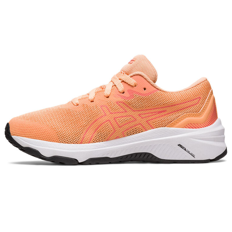 Sapatilhas de corrida para crianças - ASICS GT-1000 11 GS - Summer Dune/Papaya