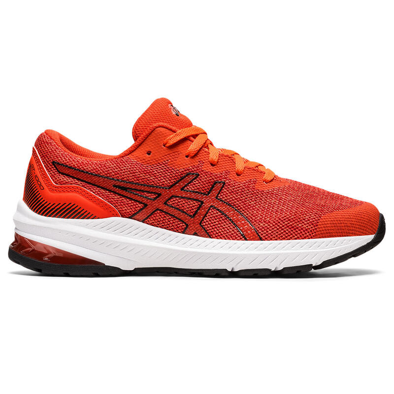 Sapatilhas de corrida para crianças - ASICS GT-1000 11 GS - Tomate cereja/Preto