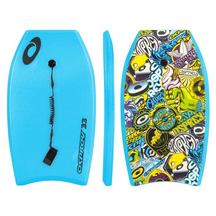 OSPREY ACTION SPORTS Osprey 33" Stickers Bodyboard Blue