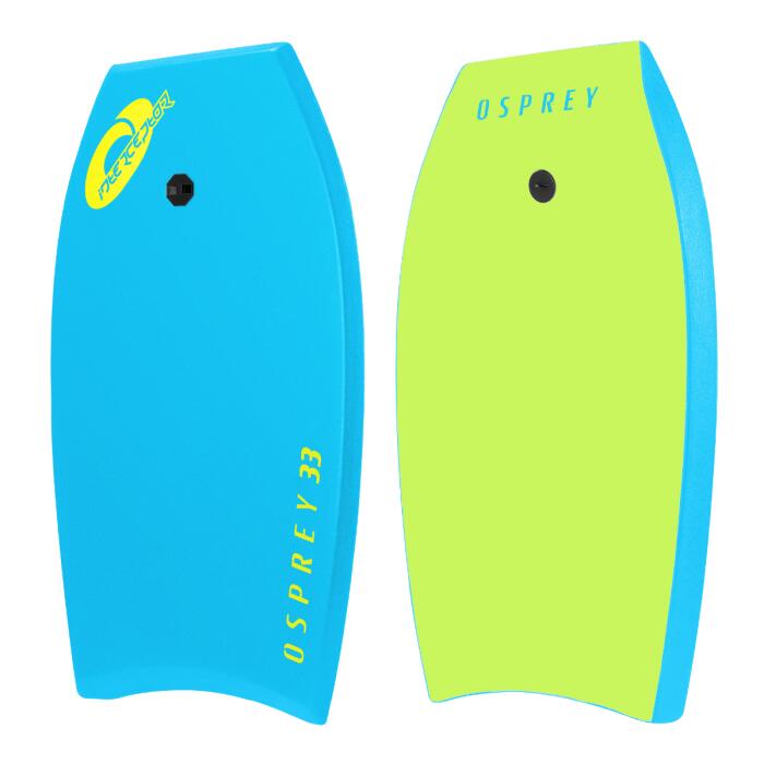Osprey Body Board met riem, HDPE Slick en Crescent Tail, XPE