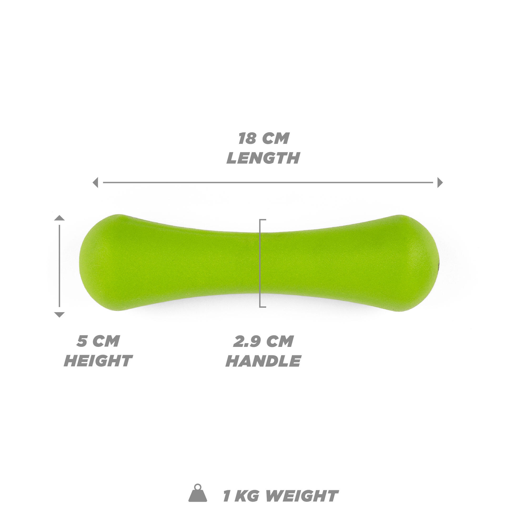 Kurzhantel 1 Kilo Mit Neopren-Beschichtung 6/7