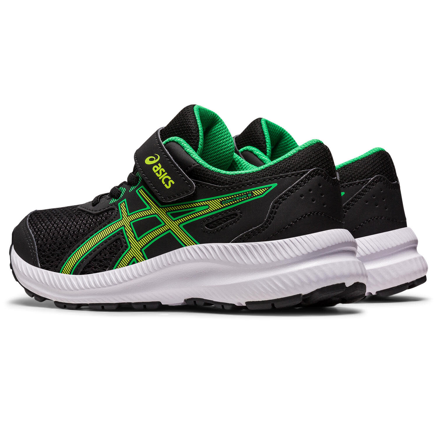 Zapatillas Multideporte Niños - ASICS Gel-Contend 8 PS - Black/Lime Zest 5/6