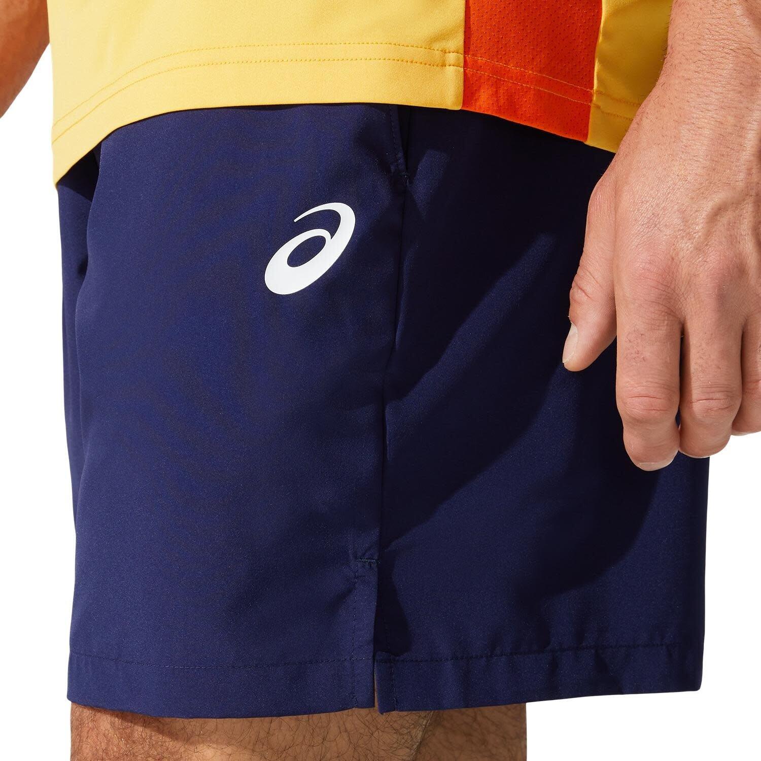 Pantaloni Corti Sportivi da Uomo Asics Court Blu scuro 4/5