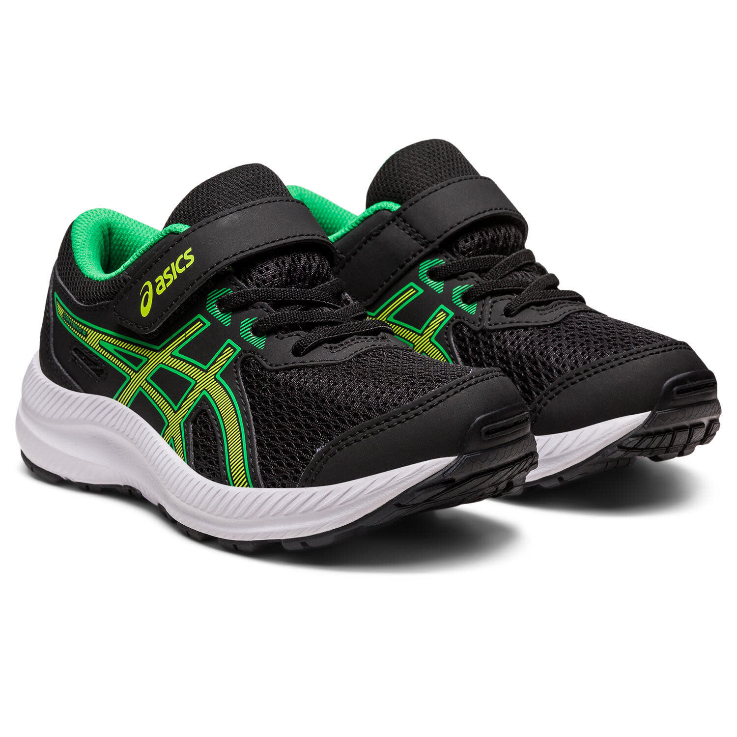 Zapatillas Multideporte Niños - ASICS Gel-Contend 8 PS - Black/Lime Zest 2/6