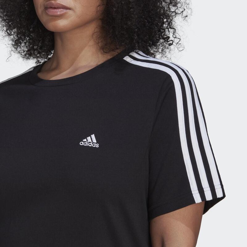 T-shirt Essentials Slim 3-Stripes (Curvy)