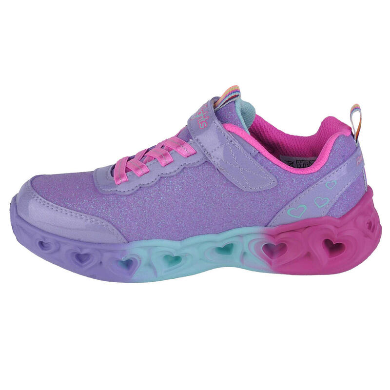 Gyerek gyalogló cipő, Skechers Heart Lights - Colorful Joyful