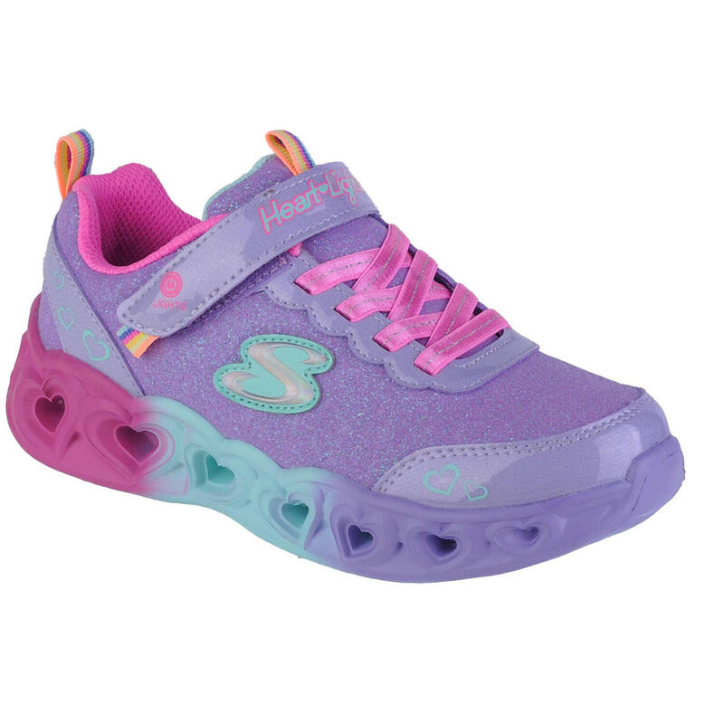 Buty sportowe Sneakersy dziewczęce, Skechers Heart Lights - Colorful Joyful