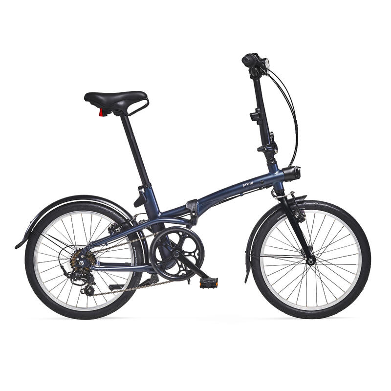 Segunda vida - Bicicleta Plegable Fold 500 Azul Oscuro - MUY BUENO
