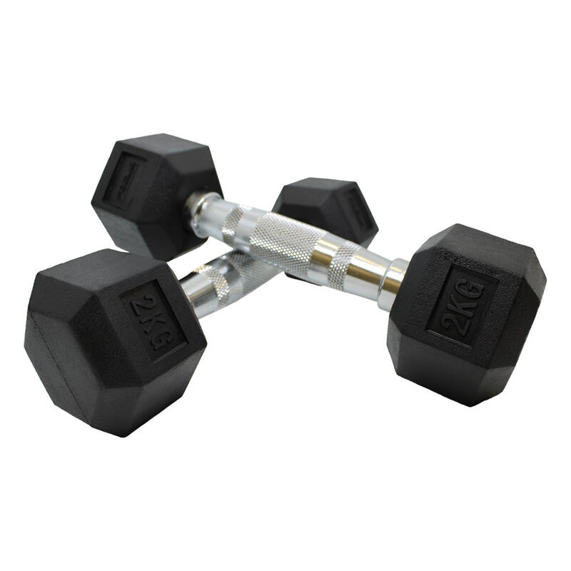 Hexa Dumbbells - 2 x 2 kg