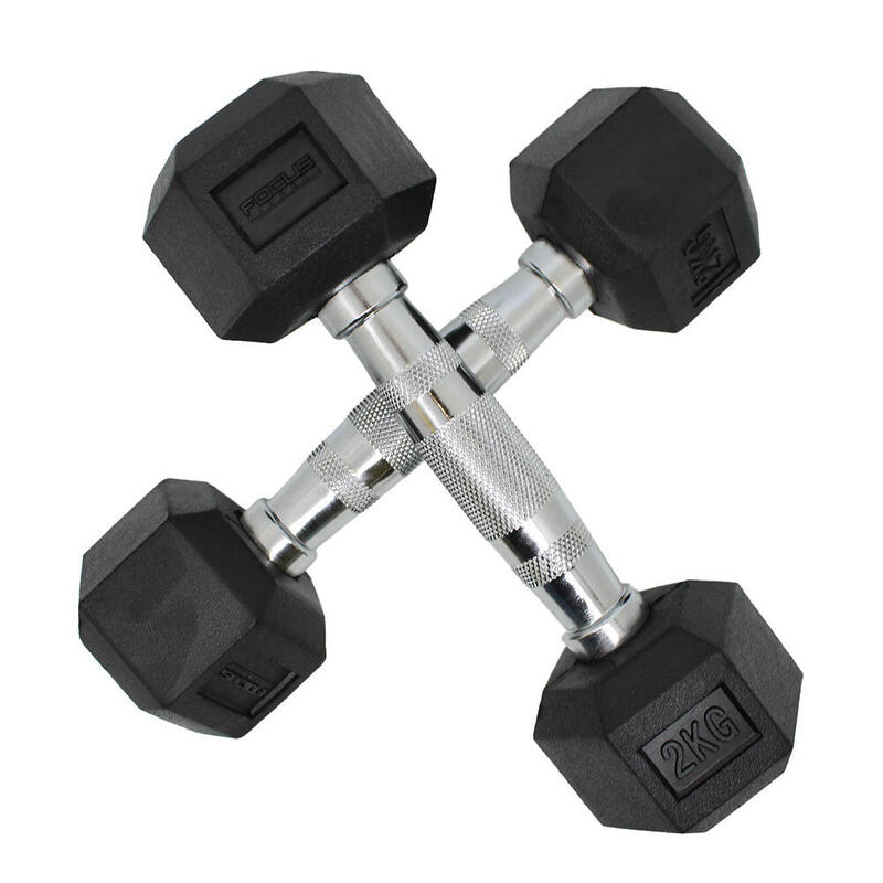 Hexa Dumbbells - 2 x 2 kg