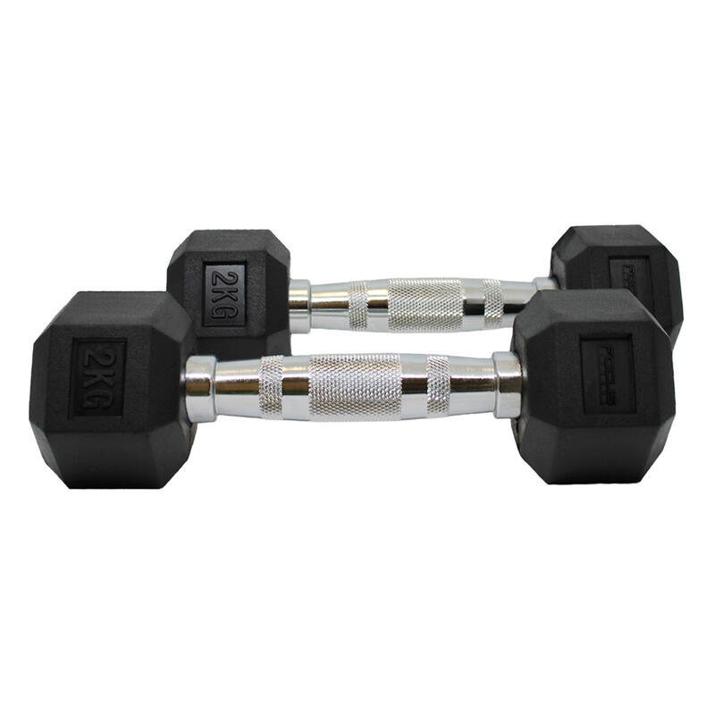 Hexa Dumbbells - 2 x 2 kg