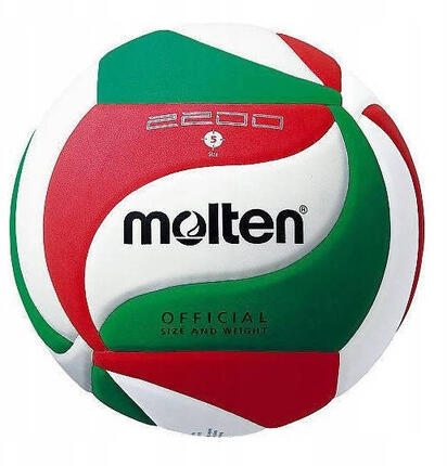 Ballon De Volleyball (Blanc / Rouge / Vert)