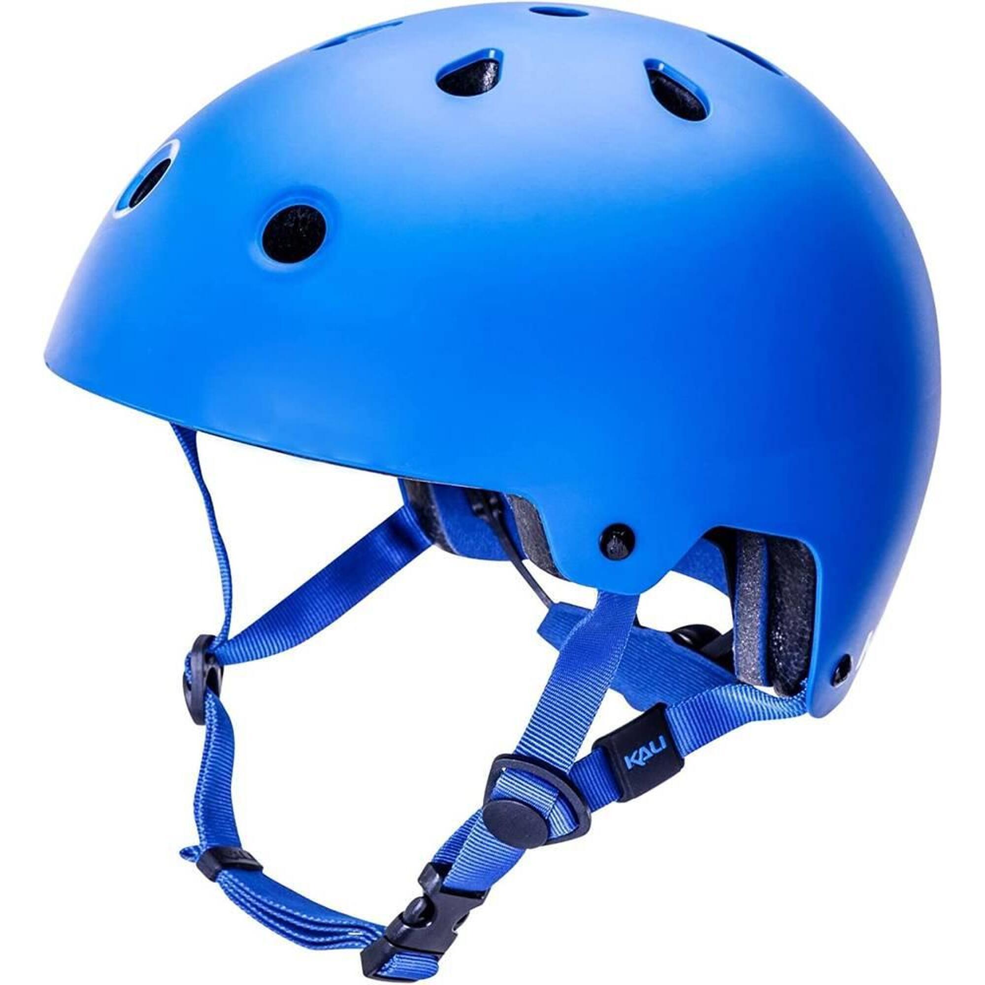 Kali Maha 2.0 Bucket Helmet - Solid Matt Blue 1/3