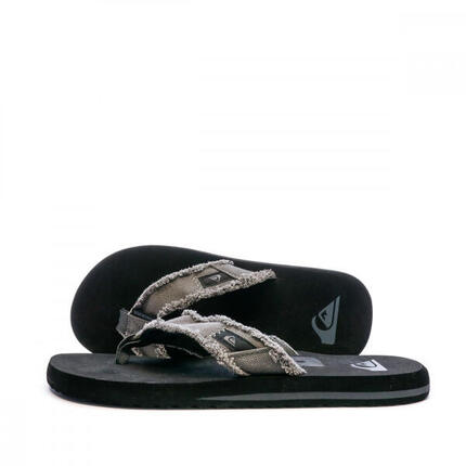 Tongs Noir/Gris Homme Quiksilver Monkey Abyss