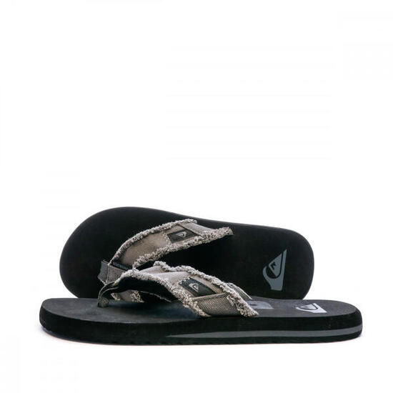 Tongs Noir/Gris Homme Quiksilver Monkey Abyss