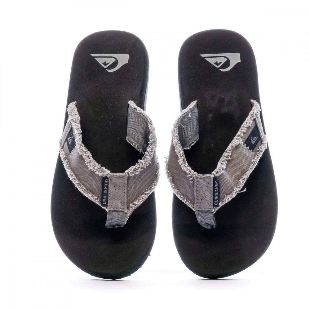 Tongs Noir/Gris Homme Quiksilver Monkey Abyss 3/3