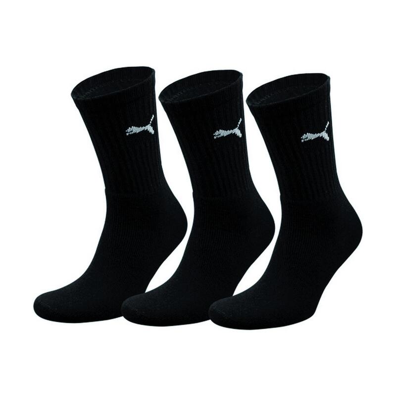 Mens Sports Socks (3 Pairs) (Black)