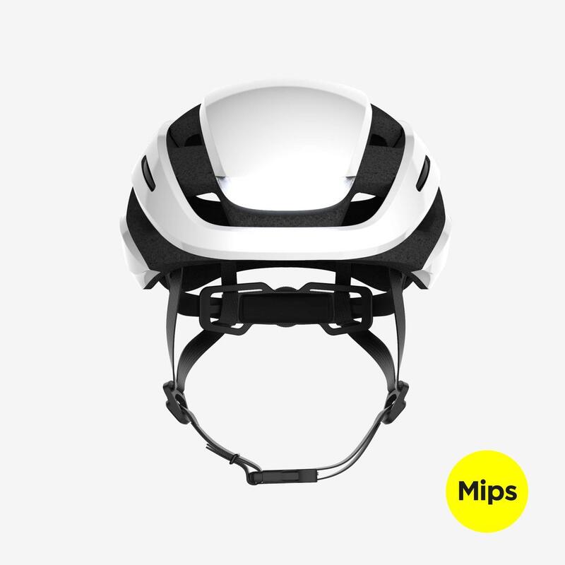 Casque de vélo ultra intelligent avec MIPS blanc